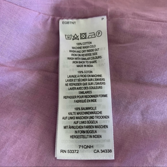 French Connection New With Tags Flores Puff Sleeve Dress In Mauve Mist Multi - Picture 11 of 11